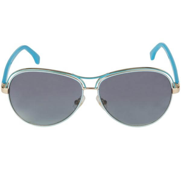 MICHAEL MICHAEL KORS Santa Monica Aviator Sunglasses- turquoise