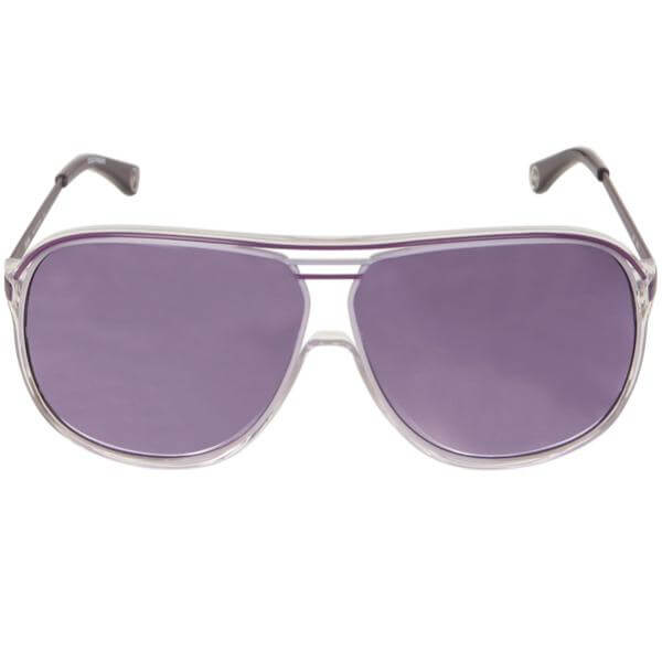 MICHAEL MICHAEL KORS Medina Aviator Mask Sunglasses purple