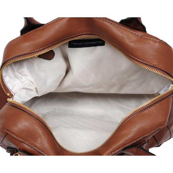 French Connection Ditsy Daisy Pocket Front Tote - Tan