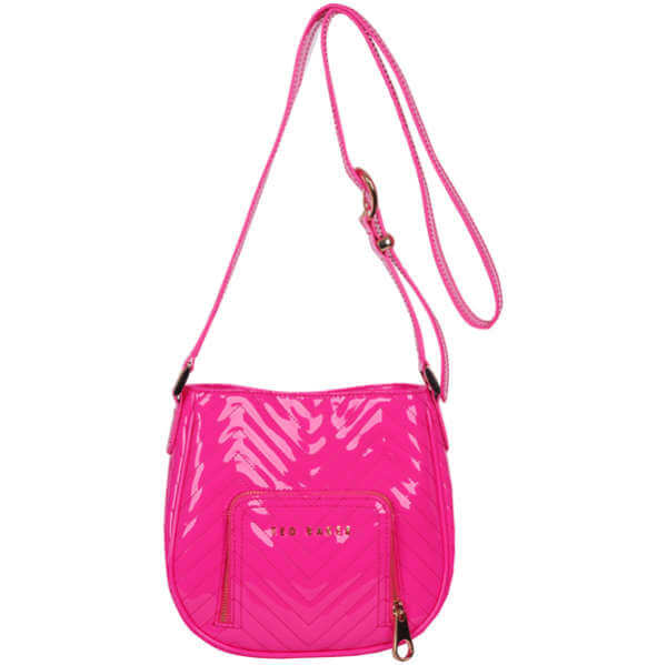 Ted Baker Drew Quilted Cross Body Bag - Bright Pink