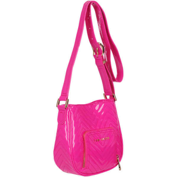 Ted Baker Drew Quilted Cross Body Bag - Bright Pink