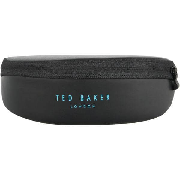 Ted Baker Anthea Loop Arm Detail Aviator Sunglasses - Gun Frame/ Grey Lens