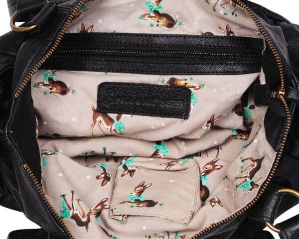 Paul & Joe Sister Flamea Leather Shoulder Bag - Black
