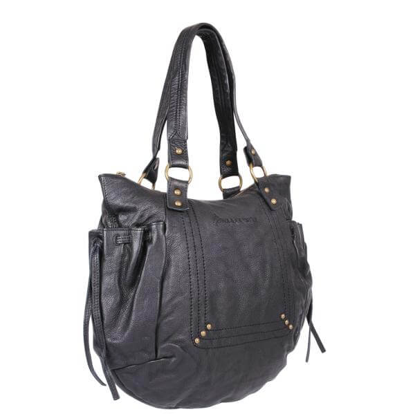 Paul & Joe Sister Flamea Leather Shoulder Bag - Black