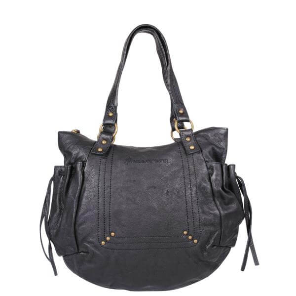 Paul & Joe Sister Flamea Leather Shoulder Bag - Black