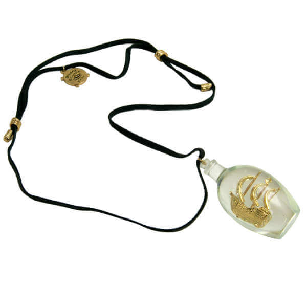 Disney Couture Pirates The Black Pearl in a Bottle Necklace