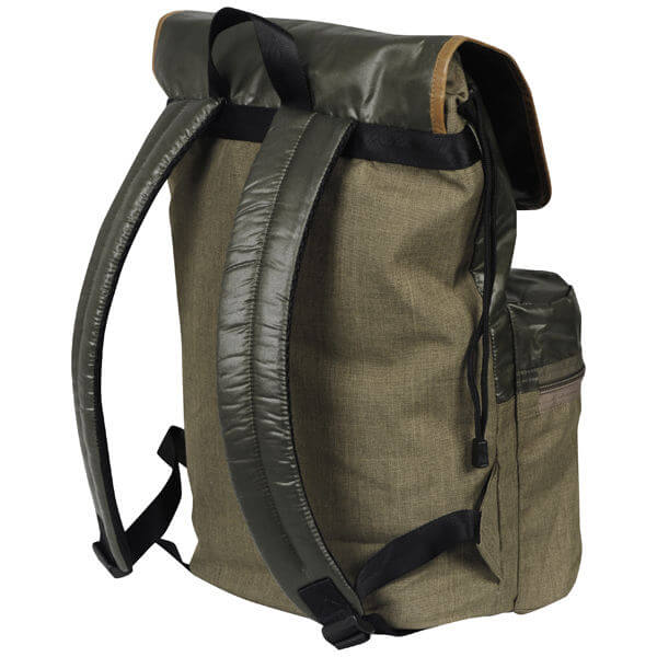 Diesel Nickname Coated Nylon Leather Trim Rucksack Bag - H3725