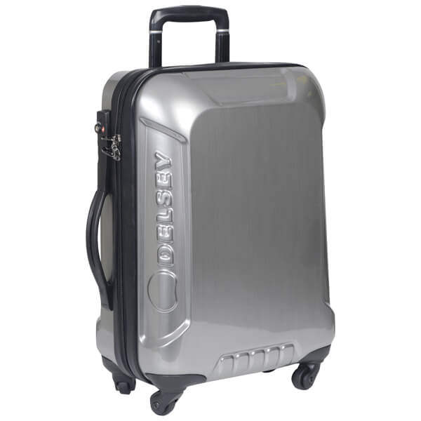 Delsey Inbox 53Cm 4 -Wheel Trolley Case - Metal Brushed