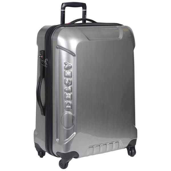 Delsey Inbox 71Cm 4 -Wheel Trolley Case - Metal Brushed