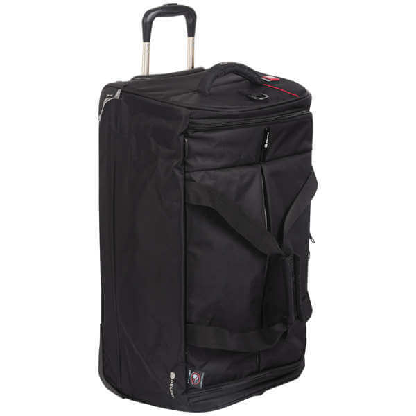 Delsey Fiber Lite 63Cm Trolley Duffle Bag - Black