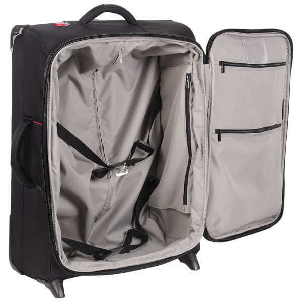Delsey Fiber Lite 50Cm Expandable Cabin Trolley Case - Black