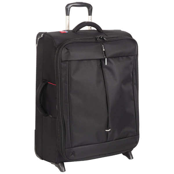Delsey Fiber Lite 50Cm Expandable Cabin Trolley Case - Black