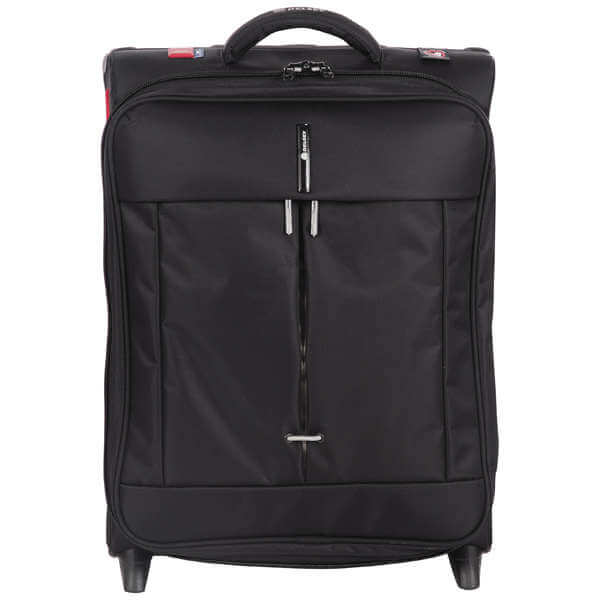 Delsey Fiber Lite 55Cm Slim Cabin Trolley Case - Black