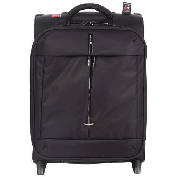 Delsey Fiber Lite 63Cm Expandable Trolley Case - Black