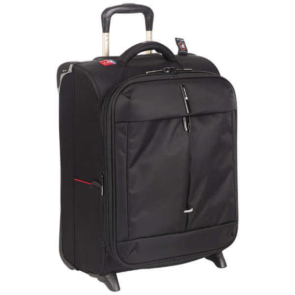 Delsey Fiber Lite 63Cm Expandable Trolley Case - Black