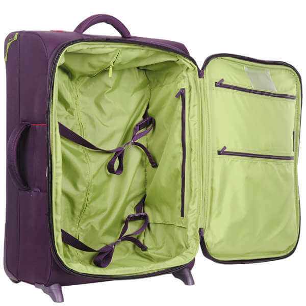 Delsey Fiber Lite 63Cm Expandable Trolley Case - Lilac