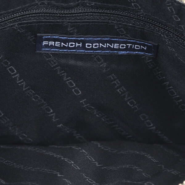 French Connection Women's Sweetie Leopard Print Clutch Bag -Leopard Black
