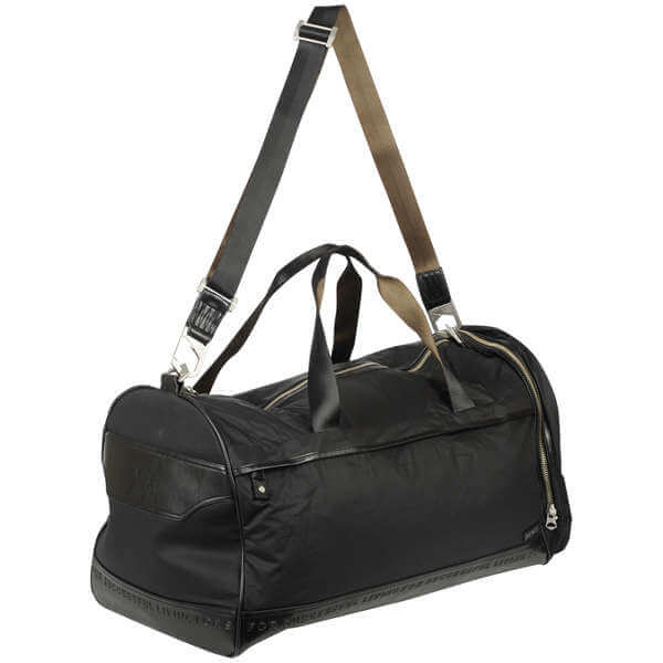 Diesel On The Road Twice Cheerio Leather Holdall - Black