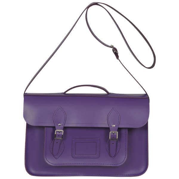 The Cambridge Satchel Company 15 Inch Designer Multi Batchel Backpack- Purple