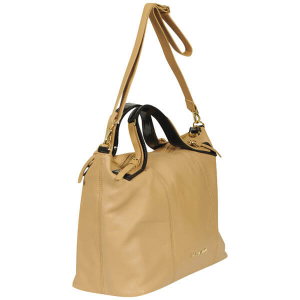 Ted Baker Alum Ted Letters Leather Large Holdall - Nude