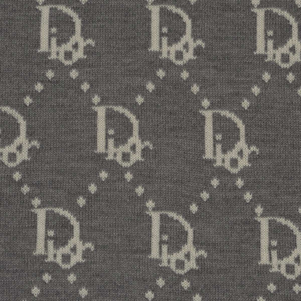 Christian Dior Women's Wool Scarf  - Grey