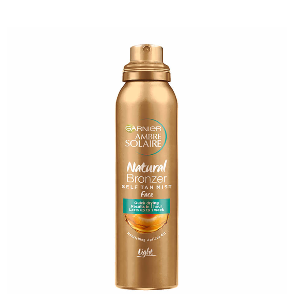Ambre Solaire Natural Bronzer Quick Drying Light Self Tan Face Mist 75ml