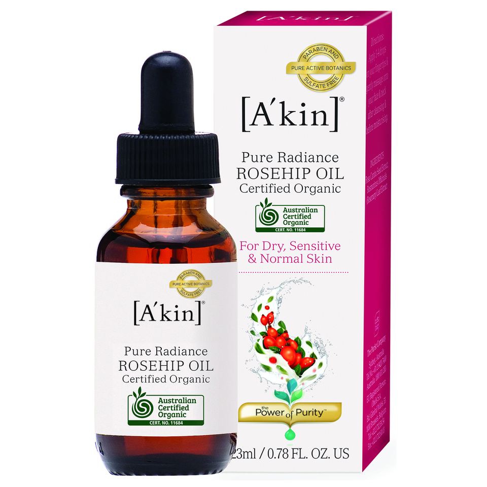 A'Kin Pure Radiance Organic Rosehip Oil (23ml)