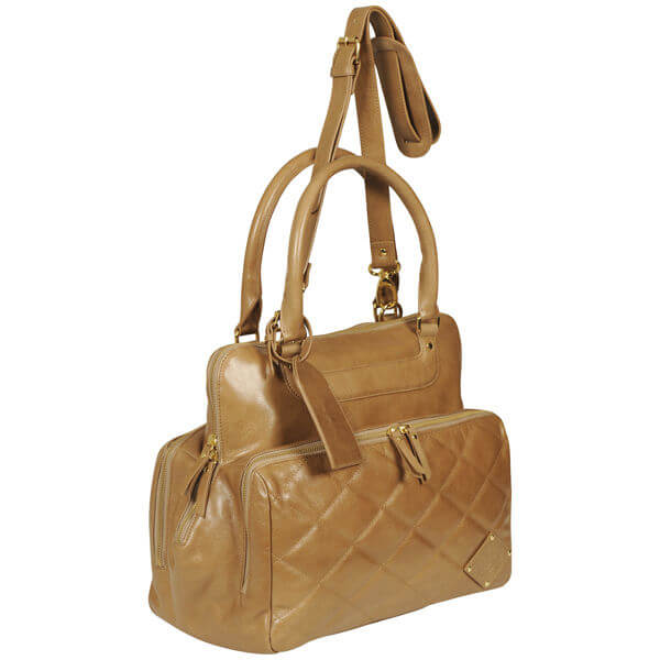 Penelope & Parker Lizi Quilted Leather laptop bag