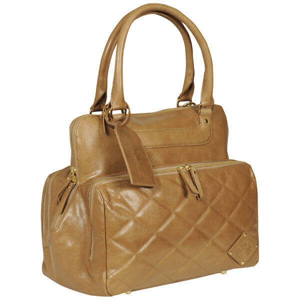 Penelope & Parker Lizi Quilted Leather laptop bag