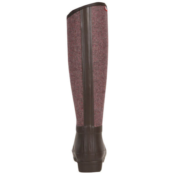 超大特価 Hunter Women's Regent St James Tweed Wellies - Bitter レインブーツ+長靴