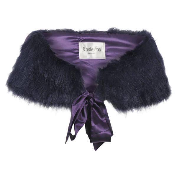 Rosie Fox Purple Faux Fur