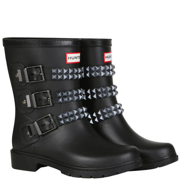 Studded wellington boots top