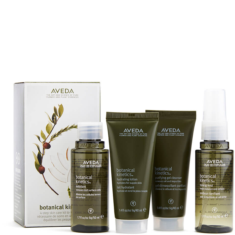 AVEDA BOTANICAL KINETICS WATER EARTH SKINCARE KIT - NORMAL/OILY (4 PRODUCTS)