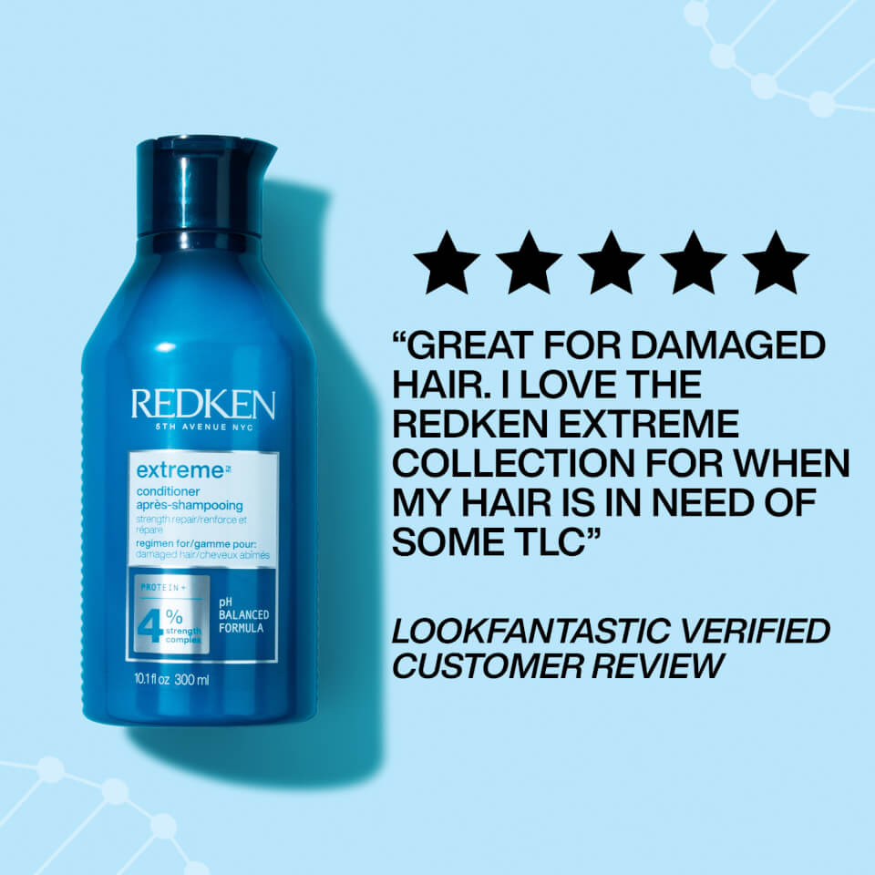 Redken Extreme Shampoo and Conditioner Strength Repair Protein Bundle for Damaged Hair 2 x 300ml