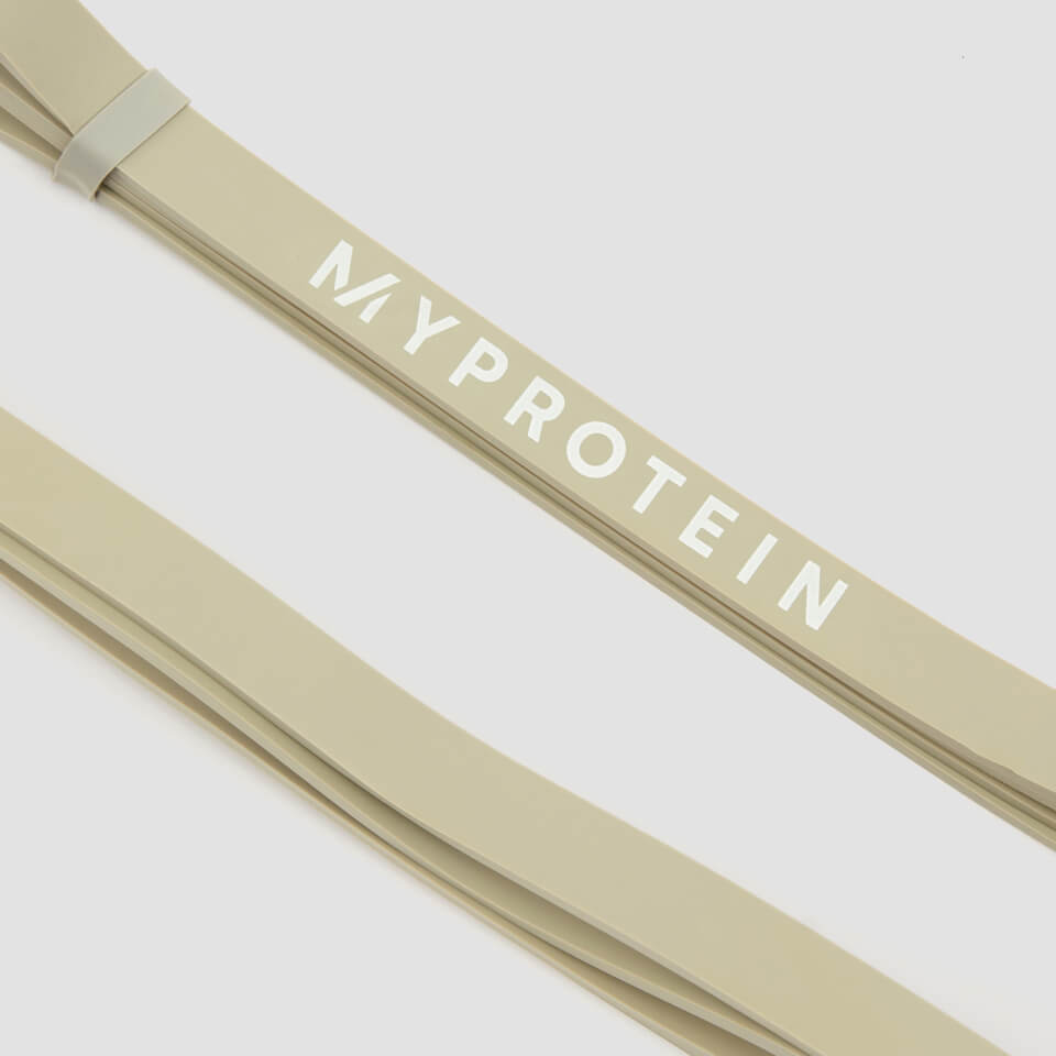 Myprotein Resistance Bands 2 PACK (2-16kg) - Light Grey