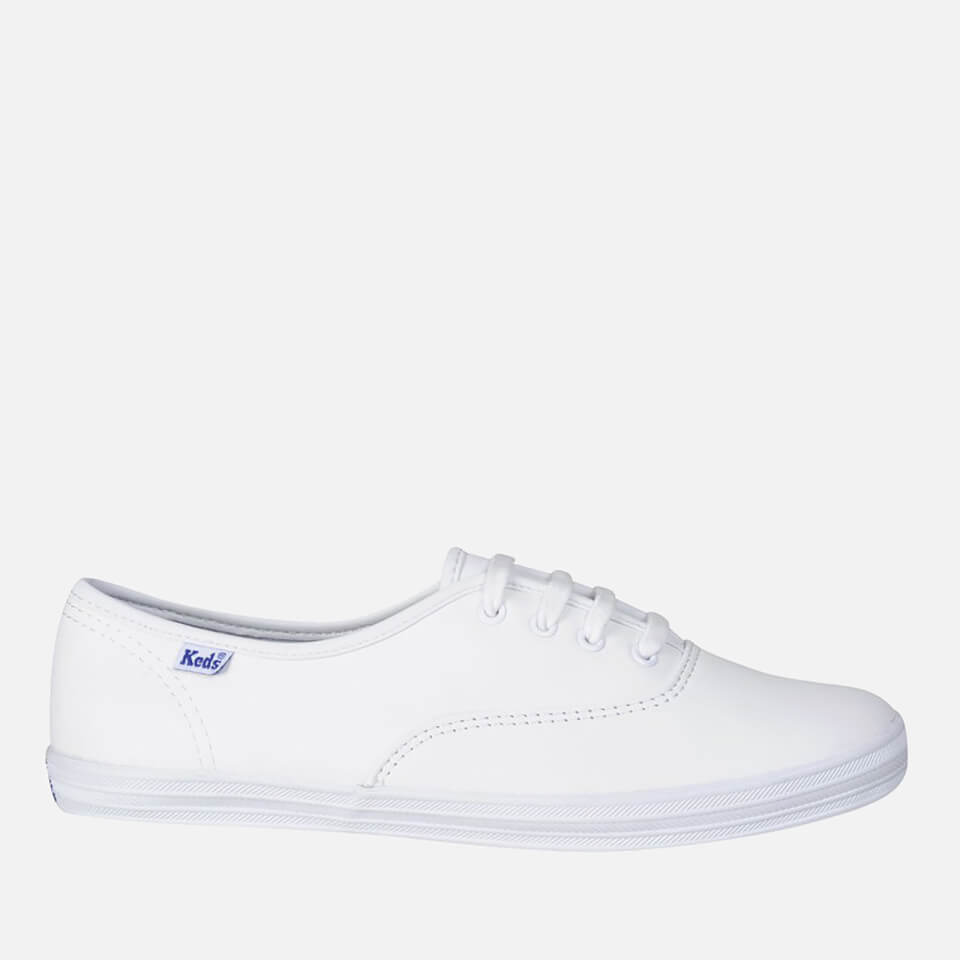 Keds Women s Champion CVO Leather Trainers White Allsole