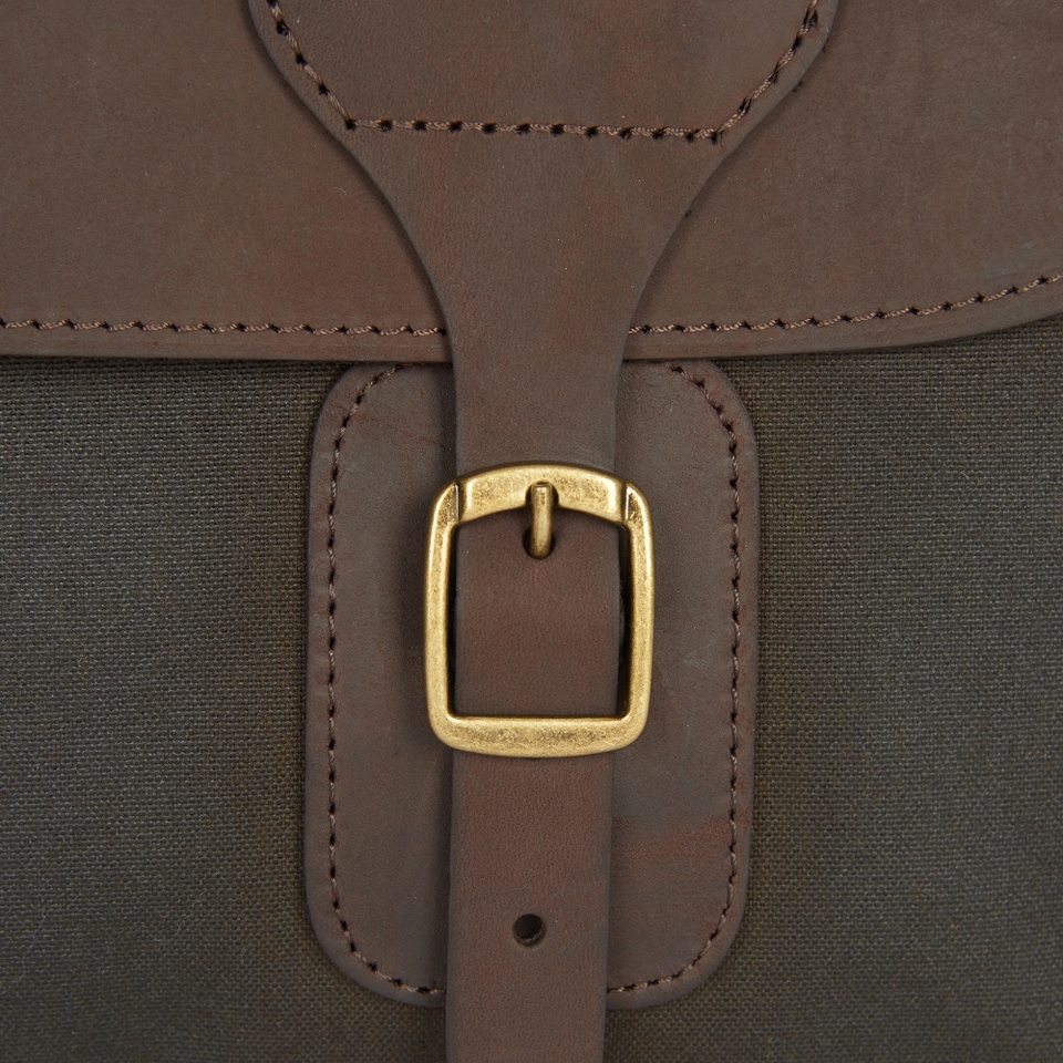 Barbour Waxed Leather Briefcase