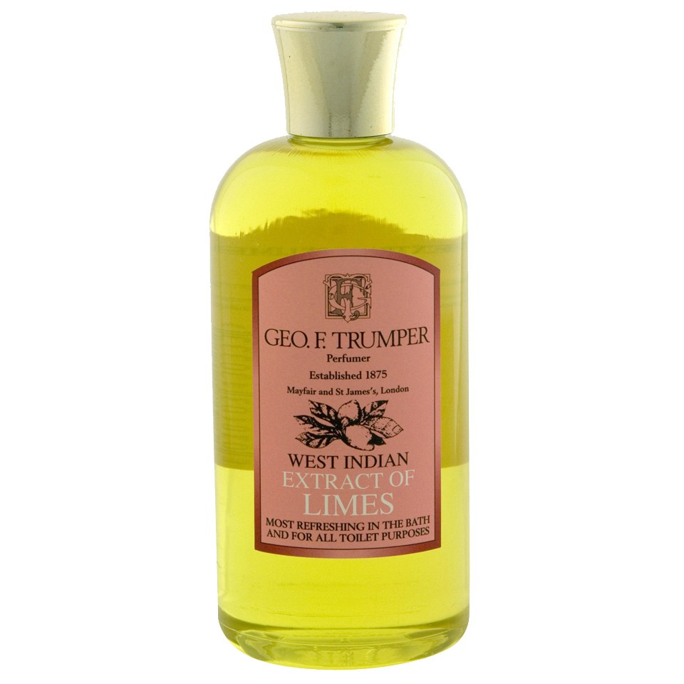Trumpers Limes Bath & Shower Gel - 500 ml Travel