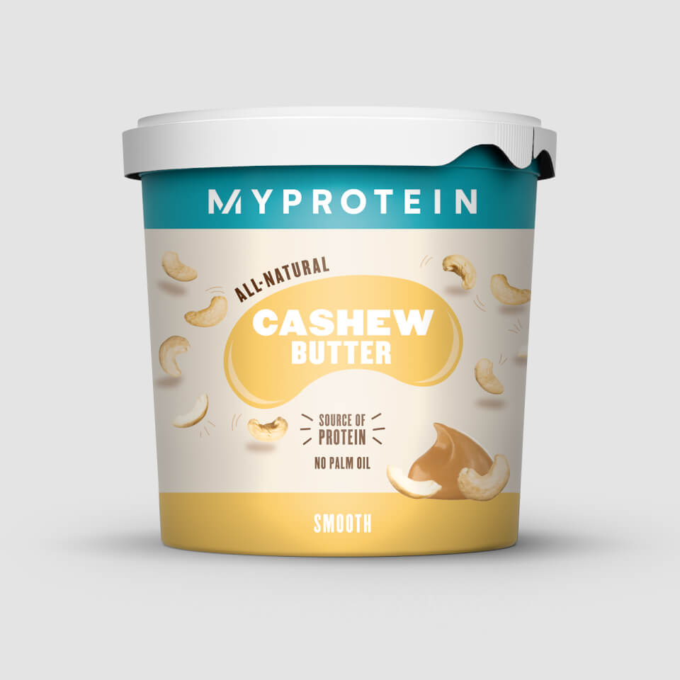Myprotein Natural Cashew Butter, Smooth, Tub, 1kg