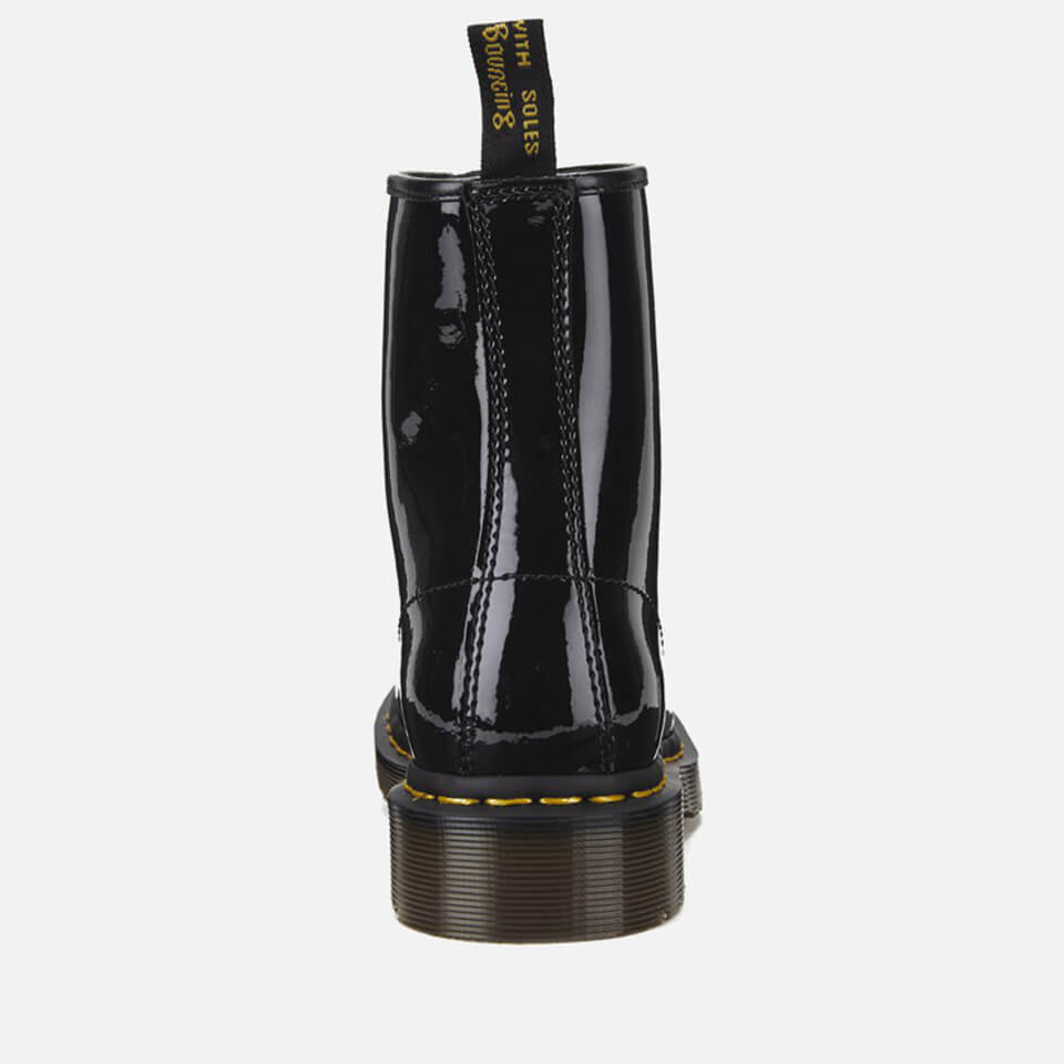 Dr. Martens Women's 1460 Patent Lamper 8-Eye Boots - Black