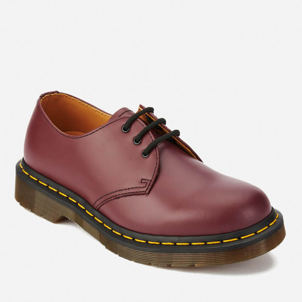 Dr. Martens 1461 Smooth Leather 3-Eye Shoes - Cherry Red