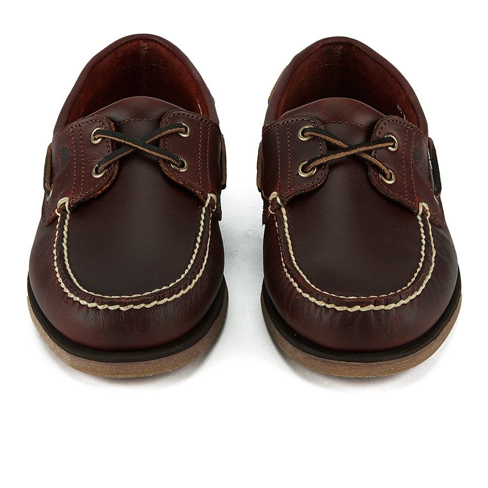 Timberland Men's Classic 2-Eye Boat Shoes - Rootbeer Smooth