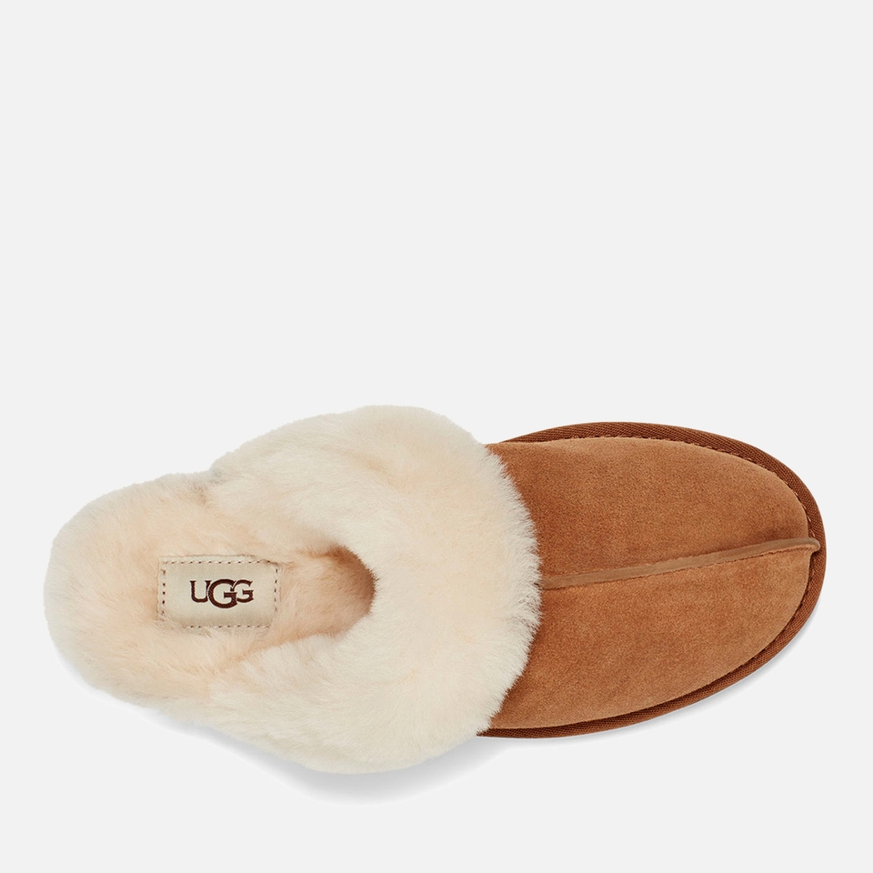 UGG Women's Scuffette II Sheepskin Slippers  - Chestnut