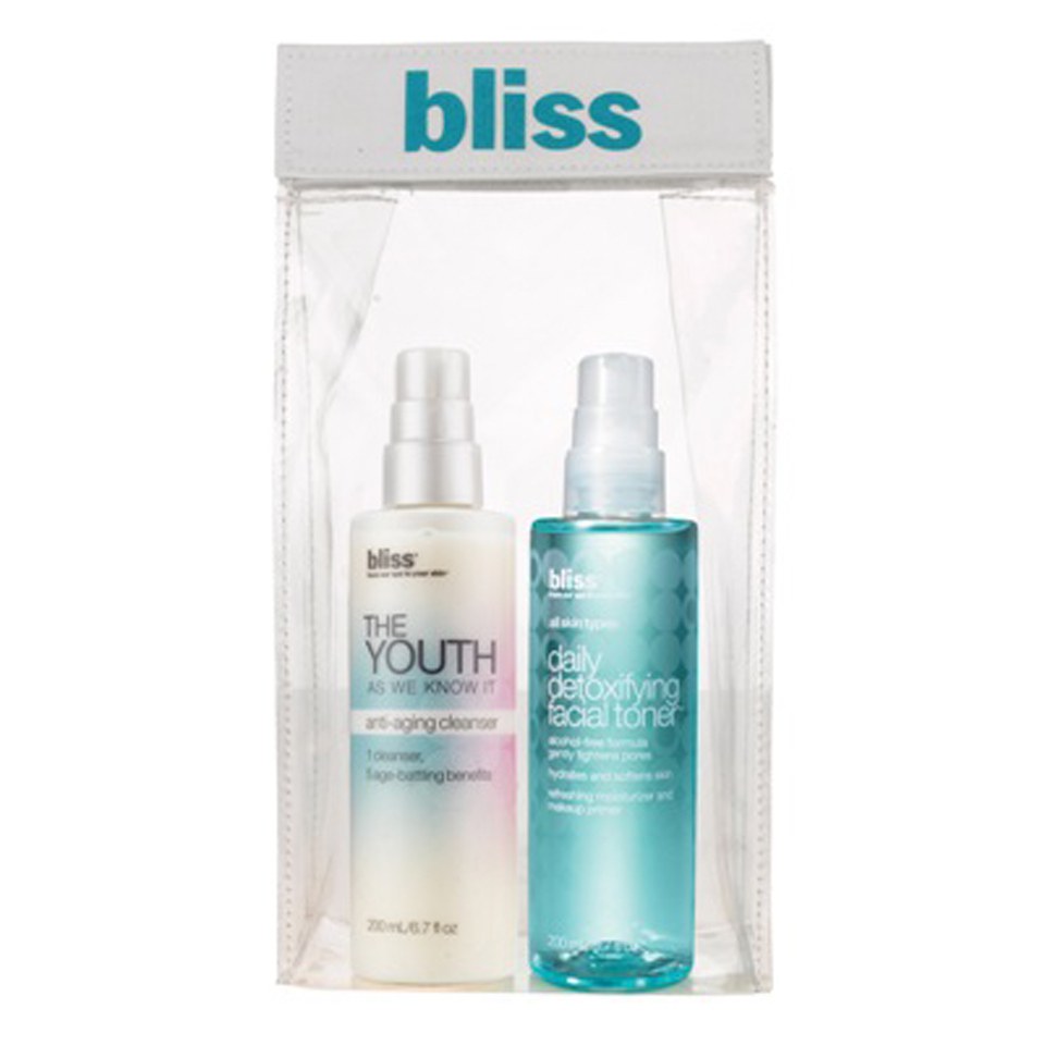 bliss Youth As We Know It Cleanser Toner Duo