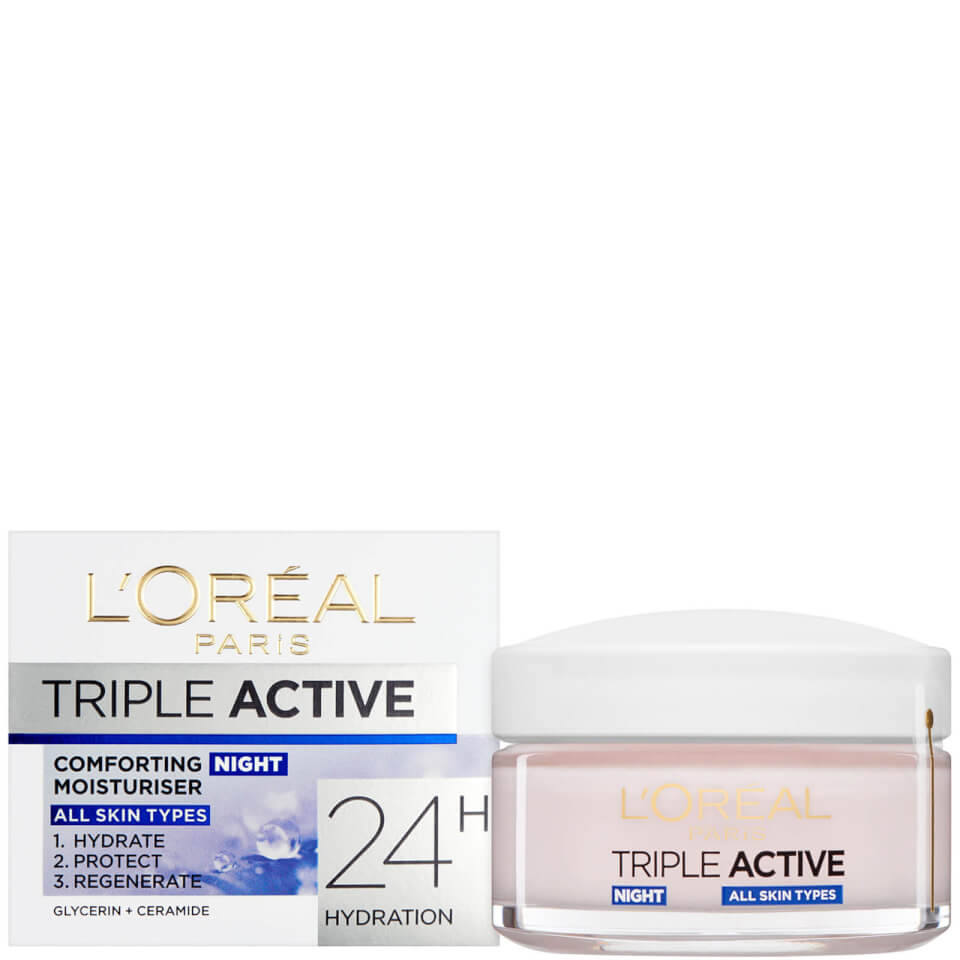 L'Oréal Paris Dermo Expertise Triple Active Hydrating Night Moisturiser (50ml)