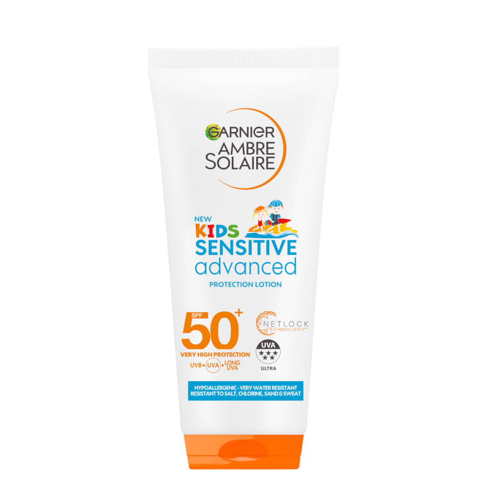 Garnier Ambre Solaire Kids Sensitive Sun Cream Lotion SPF 50+ 200ml