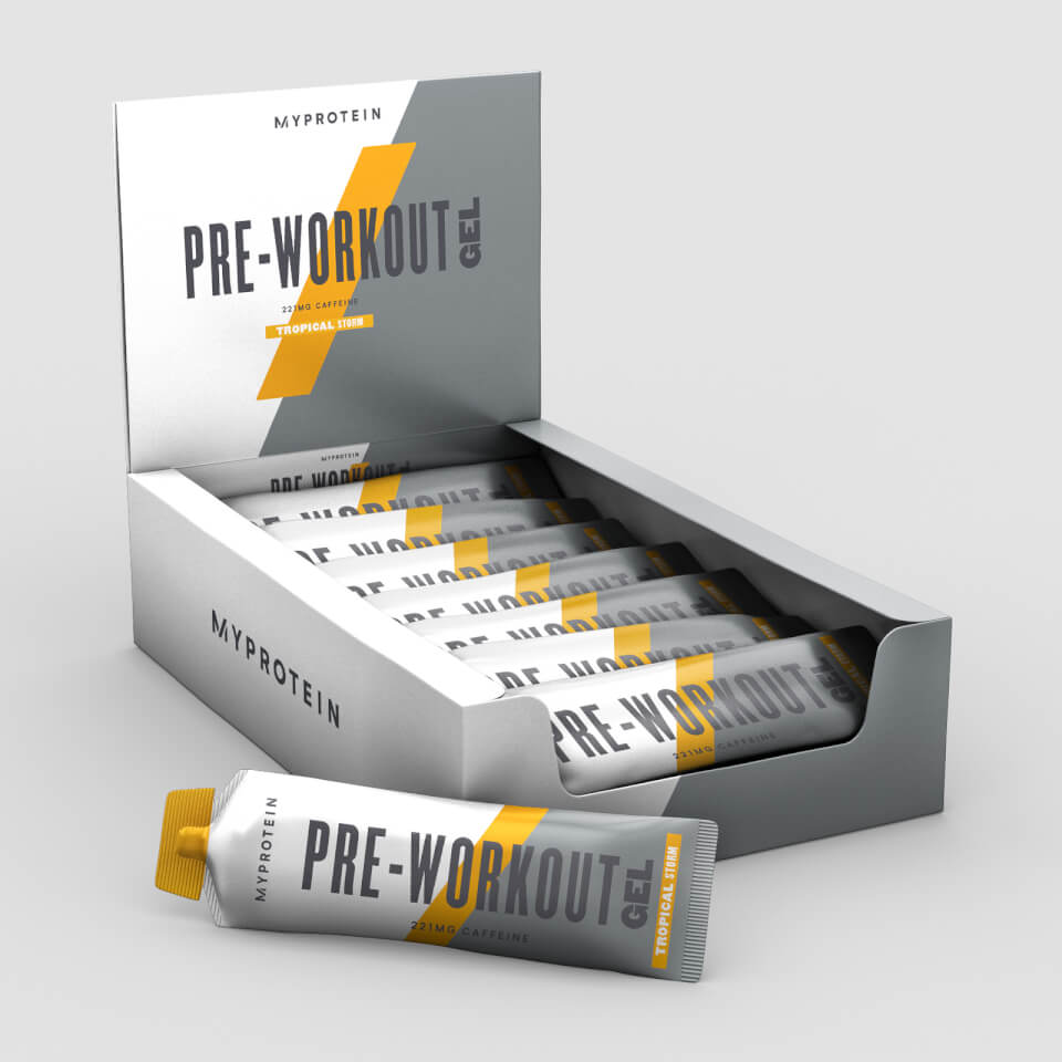Pre-Workout Gel - 12 Pack - 12 x 50g - Tropical Storm