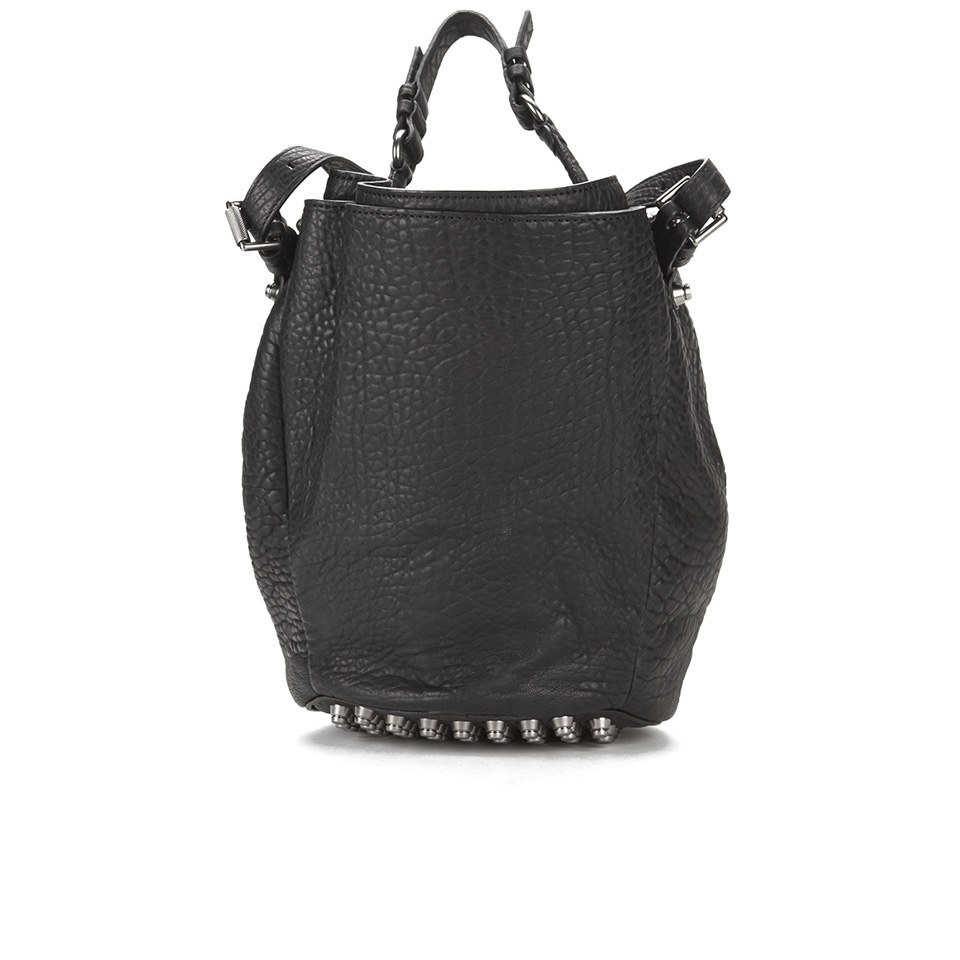 Alexander Wang Women's Diego Pebble Leather Bag - Black/Nickel Hardware