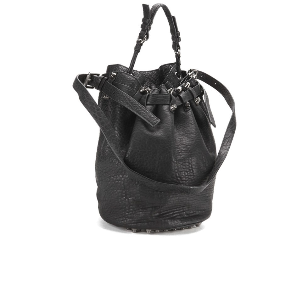 Alexander Wang Women's Diego Pebble Leather Bag - Black/Nickel Hardware