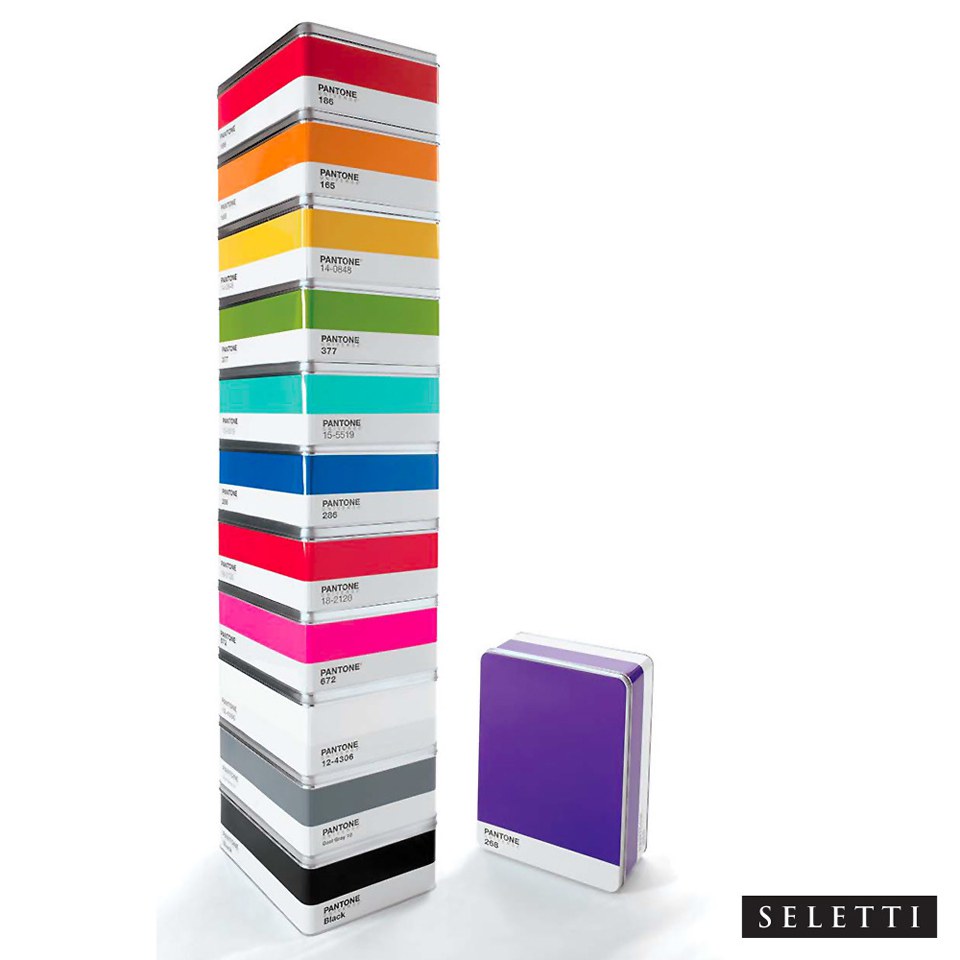Seletti Pantone 18-2120 Honeysuckle Pink Metal Storage Box
